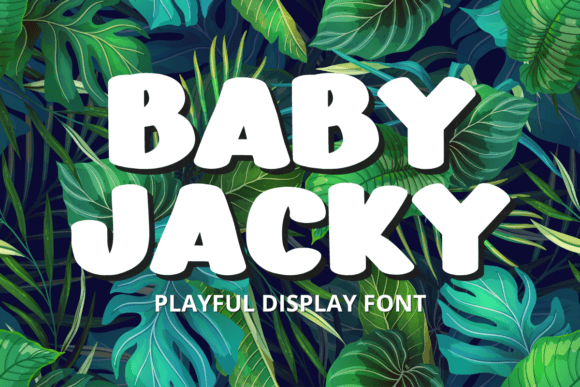 Baby Jacky Font: A Bold Display Typeface for Editorial Design