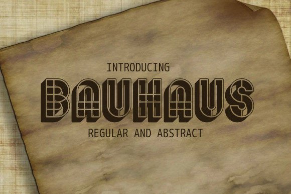 Bauhaus Font Review: A 3D Typeface for Web Design