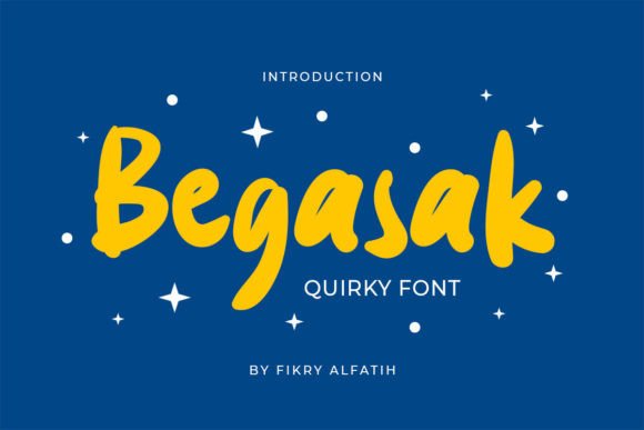 Begasak Font: Adding Hand-Drawn Charm to Branding