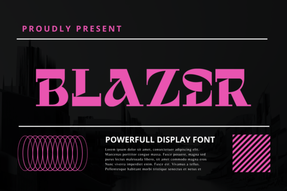 Blazer Font: A Modern Display Typeface for Branding