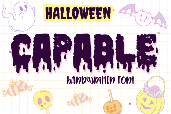 Capable Font: Editorial Design for Spooky Season
