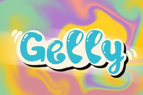Cute Gelly Font: A Playful Display Typeface for Web Design