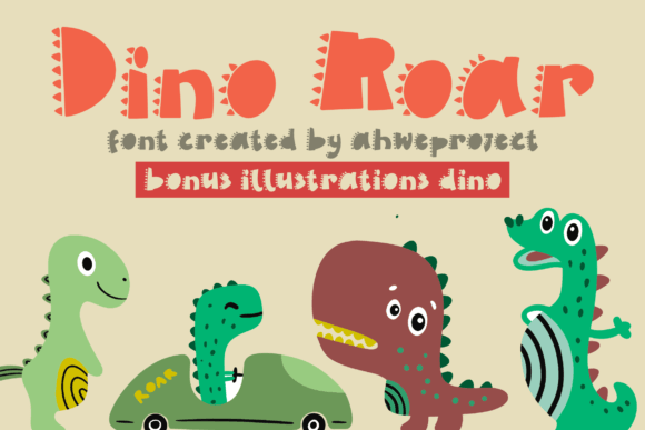 Dino Roar Font: Testing a Display Typeface for Web Design