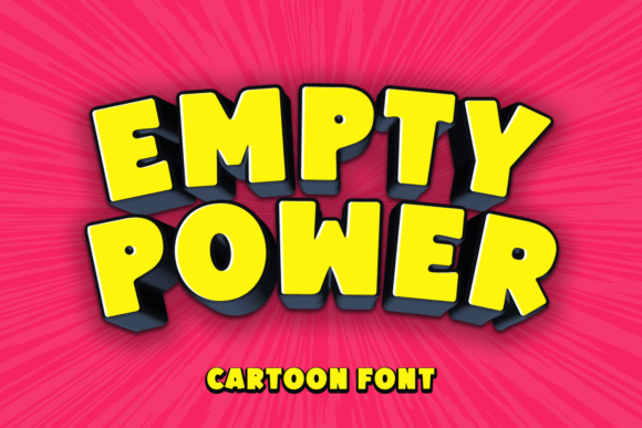 Empty Power Font: Bold Branding for Small Business