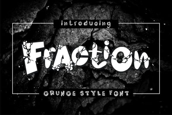 Fraction Font: A Display Typeface for Bold Web Layouts