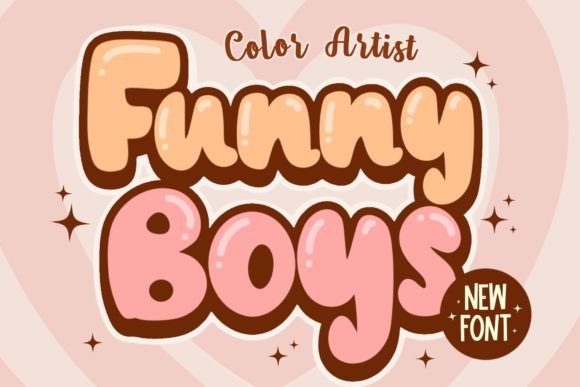 Funny Boys Font: Playful Typography for Makers