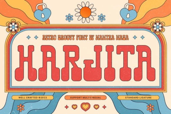 Harjita Font Review: Retro Display Type for Web Design