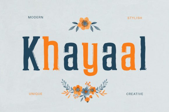 Khayaal Font: A Bold Display Typeface for Modern Branding