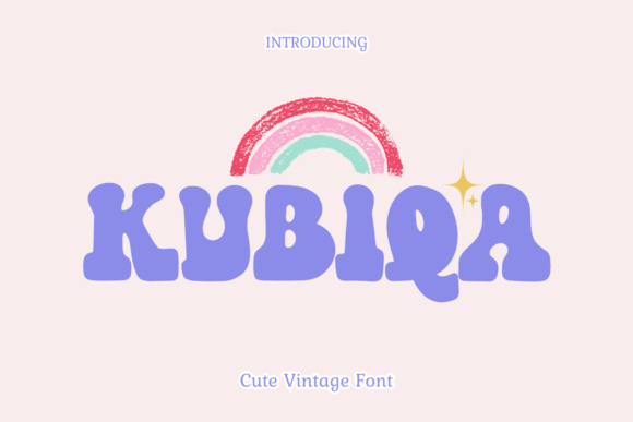 Kubiqa Font: A Playful Display Typeface for Editorial Design