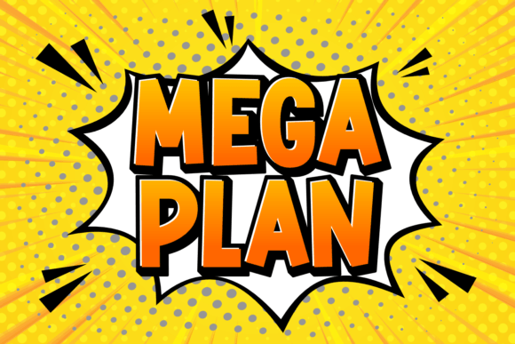 Mega Plan Font: A Bold Display Typeface for Branding