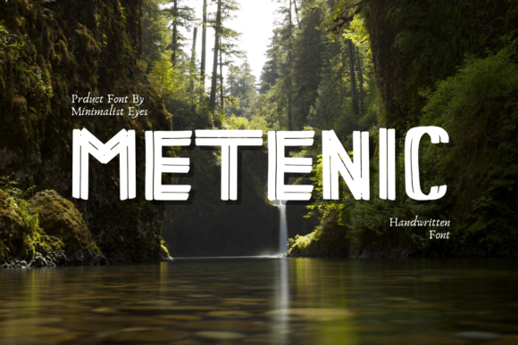 Metenic Font: Bold Display Type for Digital Campaigns