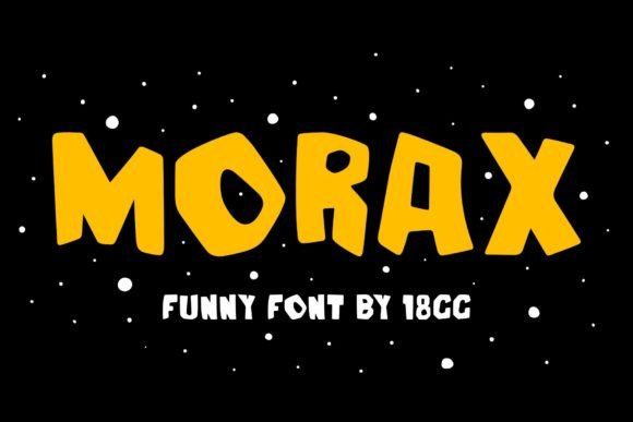 Morax Font: Solid Stone-Like Type for Craft Projects