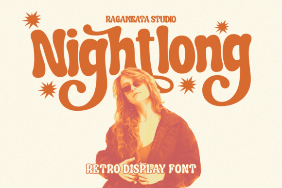 Nightlong Font: Bold Vintage Type for Handmade Products