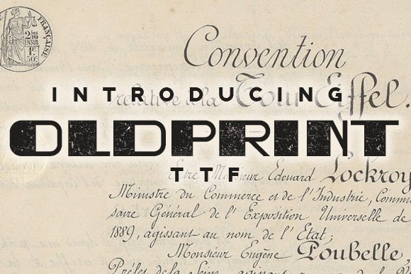 Oldprint Font: Adding Retro Charm to Web Design