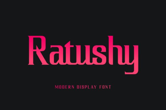 Ratushy Font: A Serif Display for Modern Editorial Design