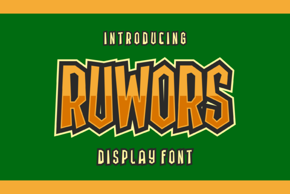 Ruwors Font: Adding Quirky Charm to Editorial Layouts
