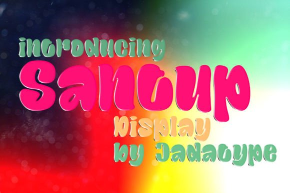 Santup Font: Playful Editorial Typography