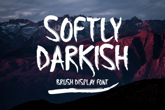 Softly Darkish Font: Authentic Branding for Small Business