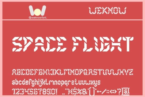 Space Flight Font: A Display Typeface for Editorial Impact