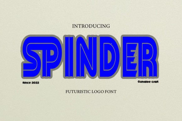 Spinder Font Review: Futuristic Display Type for Campaigns