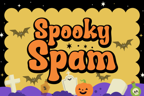 Testing Spooky Spam Font for Seasonal Branding